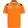 2022 F1 Camiseta Equipe Terno de Corrida Manga Curta Fórmula 1 Driver Casual Lapela Camisetas Polo Camisas Polo Fãs de Motorsport Camiseta Oversized Jersey