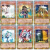 Nya 55st Yu-Gi-Oh! 20-årsjubileum Flash Card Egyptian God Blue-Eyes White Dragon Dark Magician Yugioh Game Collection Cards Y1212