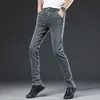 2021 Märke Skinny Jeans Men Slim Fit Denim Joggers Stretch Male Jean Pencil Byxor Blå Mäns Jeans Fashion Casual Hombre Ny 36 x0621