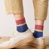 Случайные мужские носки бренд Японии harajuku хлопковые носки мужчина высокое качество зима держать теплые носки для человека подарок 210727