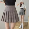 Jupes femmes Kawaii Cosplay Jupe Harajuku Plaid Preppy plissé Lolita mignon japon étudiants uniformes scolaires Faldas dames Jupe