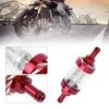 8mm CNC alliage d'aluminium verre Moto gaz carburant essence filtre à huile Moto accessoires pour ATV Dirt Pit Bike Motocross