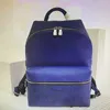 DISCOVERY Rucksäcke, Luxus-Herren-Designer-Rucksack, modisch, echtes Leder, für Reisen, Herren-Rucksack, klassische Blume, Outdoor-Sport, Wandern, Schule