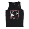 Men's Black White Skateboard Surf Tank Beach Gym Fitness Youth Singlet Blue Homme Hip Hop Street Jersey Workout Vest