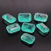 Bagues de grappe CSJ créé Paraiba Tourmaline pierre précieuse en vrac OCT coupe pour bricolage bijoux fins 925 argent montage changement de couleur pierre