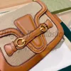 Torebki na ramię Designer Luxury G 1955 wysokiej jakości torebki portfel Moda damska Tote Clutch Crossbody Horsebit Saddle bag 202 Torebki damskie Torebka