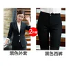 Costumes de pantalons pour femmes d'affaires Automne Vêtements pour dames Interview Blazer formel et uniformes de travail de bureau Set Pantalon de deux pièces pour femmes