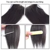 Synthetic Wigs DIANQI Front Toupee Transparent Natural Hairline Men V Loop Hair Male Wig3154912