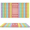 Fidget Toy Popper Puzzle Plateau de décompression de table Doigt Bubble Jouets éducatifs sensoriels