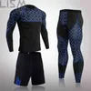 Sous-vêtements longs thermiques pour hommes MMA Tactics Collants Vêtements de couleur unie Compression Fitness Johns Marque d'hiver pour hommes Hommes 211108