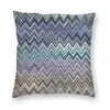 Coussin oreiller de coussin bohème couvercle de coussin imprimé zigzag étui de plancher multicolore pour la voiture de taie personnalisée canapé de décoration de maison 4966991