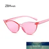 Women Vintage Pink Cat Eye Sunglasses New Lovely Sun Glasses For Ladies Cute Sexy Brand Designer Fashion Cool Retro Uv400