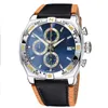 Mens Sport Watch Montre de Luxe luksusowe zegarek na rękę japońską kwarc ruch chronograf czarna twarz Orologio di Lusso Fashions Watche267c