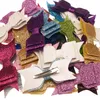 Accessoire cheveux 50pcs Sequin Bow Accessoire de mode Bowknot Allitagor Clip Mignon Barrette Glitter Chic Boutique