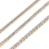 3/4/5mm 16-24 Hip Hop Bling Iced Out Tennis Chain Chokers Necklaces Women Men 1 Row CZ Stone Link Chain Fashion Jewelry X0509