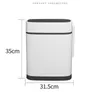 14L Prullenbak Can Bathroom Zero-Afval Dustbin One Sleutel Knop Afvalbak W / Borstel Smalle Naad Afval Voor Toilet Garbage 210728