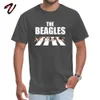 Les Beagles parodie hauts chemise col rond uni à la mode manches valenciennes hiver soldat hommes T-shirts t-shirts personnalisés 210714