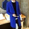 Mäns Trench Coats Jacket Pojke dammsugare växer i plus-size ullen överrock ullduk designers
