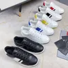 Scarpe casual di design da uomo bianco blu per il tempo libero all'aperto scarpe sportive classiche suole piatte antiscivolo resistenti all'usura suole in gomma di alta qualità