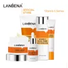LANBENA Vitamin C Whitening Face Care Set Serum Facial Cream Eye Serum Toner bioaqua VC Essence Cleanser Freckle Whitening 5Pcs