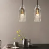 Nordic Copper Luxury Post-Modern Crystal ljuskrona Lampor för matsal Bedroom Bedside Creative Pendant Lights E14 220V 110V 230V