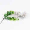 Dekoracyjne kwiaty wieńce 10 sztuk Losowe mieszane podwójne głowy DIY Sztuczne Mini Pearl Flower Stamen Pistil 1mm Kwiatowy Dla ślubu Decoratio