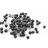 50pcs Acrylic Ball Tongue/ Nipple Ring Barbells Bar 14G~16mm Retainers Body Piercing Jewelry 14Gx16mmx6mm/6mm