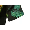 Summer Hawaiian Koszula Mężczyźni Moda Banana Print Baggy Bawełniane Koszule Linowe Męskie Casual Krótki Rękaw Plaża Koszulka Homme 210522