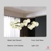 Luxus-Pendelleuchte im Euro-Stil, Hängeleuchten, moderne, einfache LED-Lichterkette für Foyer, Esszimmer, Schlafzimmer, Heimbeleuchtung, Lampen