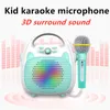 Kids karaok oyuncusu k Sing Home o kablosuz bt mikro telefon video çocukları mini makine tv ktv hoparlör hoparlör el mikrofon2720703