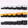 5G 10G 15G 20G 30G 50G AMBER VERRE CRAME JAR BOUTEILLE COSMÉTIQUE Échantillon vide Pot de conteneur