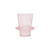NEWCandle Holders Nordic Pink Glass Candlestick European Candles Table Stand Romantic Pophor Home Decoration RRA9610