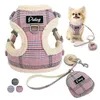 Mjukt husdjur Hundutnyttjande Väst Nej Pull Justerbar Chihuahua Valp Katt Harness Leash Set för Små Medium Dogs Coat Arnes Perro 210830