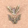 86 Stück Antik Silber Bronze vergoldet fliegende Fledermaus Vampir Dracula Halloween Charms Anhänger DIY Halskette Armband Armreif Erkenntnisse 17*23mm