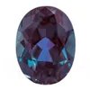 Linda 6x8mm 1.50ct oval sintético Alexandrite Gemstone Gem pedra H1015