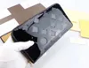 2021 패션 플라워 디자이너 지갑 고급 남성 여성 가죽 가방 고품질 클래식 편지 키 동전 지갑 원본 상자 PLAI212I