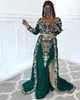 green dubai kaftan