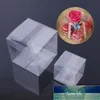 10 st Wedding Transparent Cube Favor Boxes Sweet Candy Cake Presentväskor 2 Storlekar Fabrikspris Expert Design Kvalitet Senaste Style Original Status