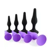 NXY Volwassen speelgoed 100% Siliconen Butt Plug Anale Pluggen Unisex Sex Stopper 4 Verschillende Grootte Volwassen Speelgoed voor Mannen/Vrouwen/Gay Trainer Voor Koppels SM 1130