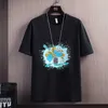 Zomer Heren T-shirt Mode Pullover T-shirt Korte Mouw Kleding Casual Katoen Tees Mannelijke Streetwear Hip-Hop Tops 4XL 210603