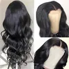 68 cm longo encaracolado ondulado wig simulação de cabelo humano perucas de cabelo para mulheres preto e branco Perruques 103D