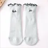 Sommer Mädchen Socke Spitze Stickerei Mid-Calf Länge Socken Dünne Strümpfe Frühling und Herbst Schönes japanisches System WMQ931