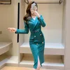 Robes de soirée novo terno colarinho tempérament midi robe feminino design magro moulante robe élégante moda escritório senhora haut de gamme sexy robe