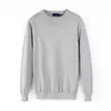 Mens sweaters designer pullover small horse men knitted sweaters round neck solid color long sleeve sweater warm casual clothing thin section christmas knitwear