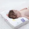 Soft Gaze Baby Pillow Bekväm långa stapel Bomullkudde för Född Baby Sova Nackstöd Andasbar Infant Kids Pillow 211025