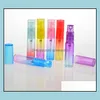 Packing Bottles & Office School Business Industrial Wholesale 500 Pieces/Lot 4Ml Mini Cute Portable Colorf Glass Refillable Per Bottle With