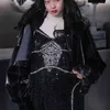 TWOTWINSTYLE PU Giacca in pelle nera per donna Risvolto manica lunga Casual Top corto Donna Autunno Abbigliamento alla moda 210517