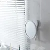 Miroirs Réglable Salle De Bains Miroir Sans Perceuse Mur Type Auto-Adhésif Vanité Avec Ventouse Pliant Rasage Pour Douche