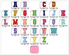 Towel Embroidery Cartoon Colorful Letters Chenille Patch Fabric Custom Sew on Rainbow Colors Letter Sticker Patchwork I Love You RRD7269