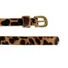 Factory Wholale Fashion Customized Leopard Slender PU Belt voor dames1058368